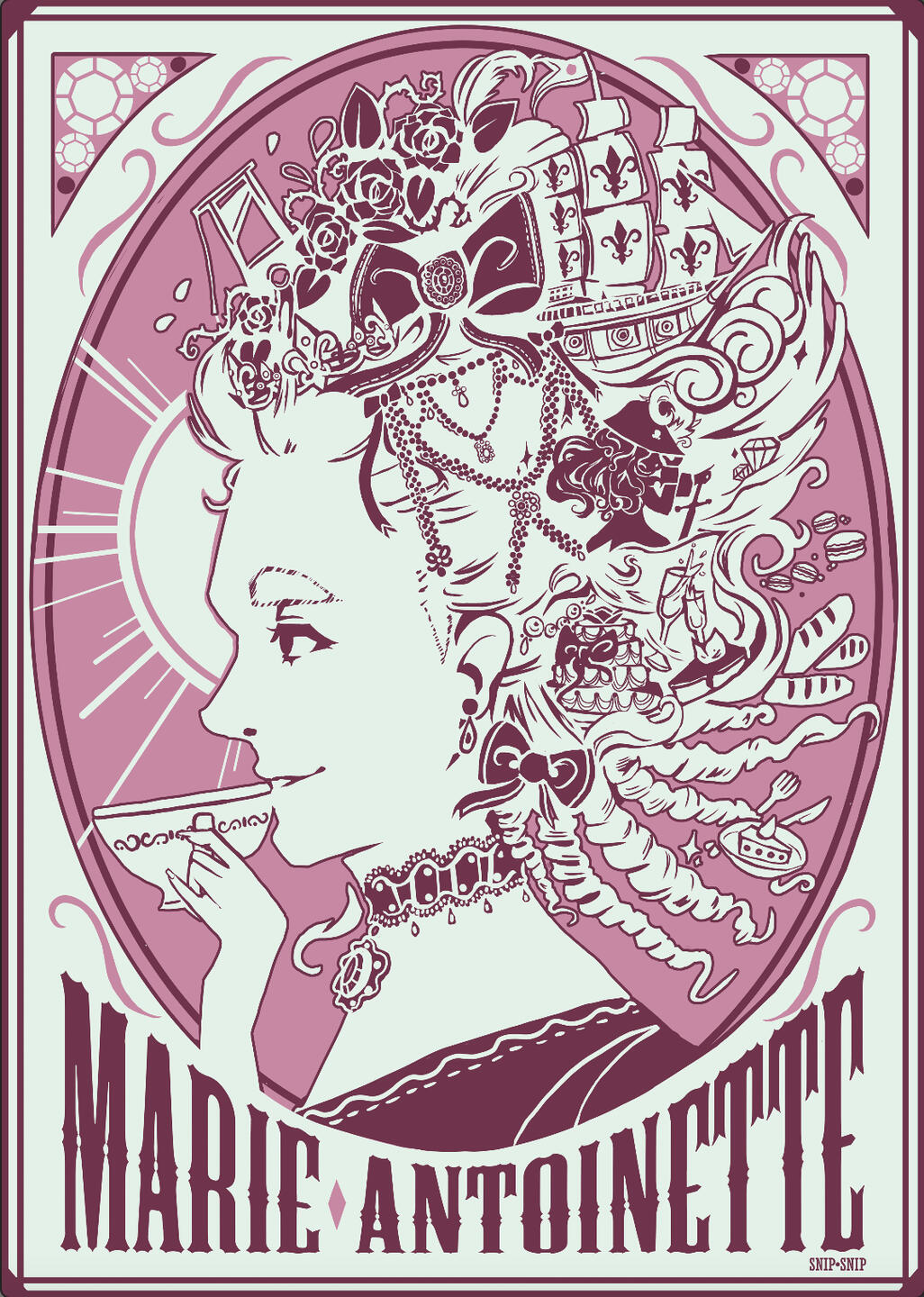 Innocent Marie Antoinette Poster