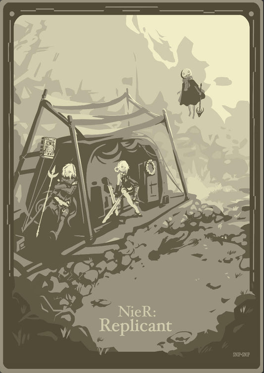 Nier Replicant/Automata House Set Poster