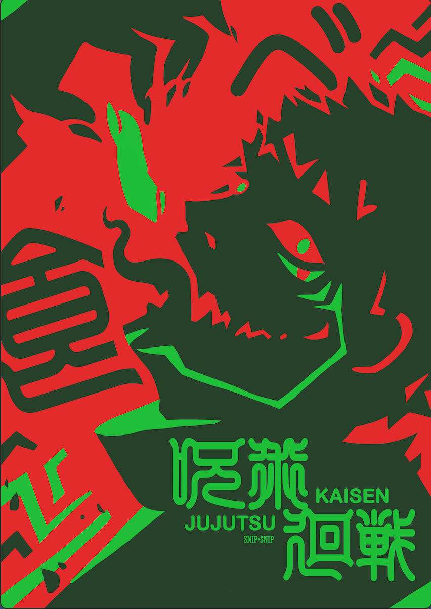 Jujutsu Kaisen Itadori Poster