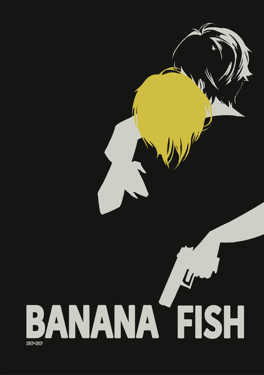 Banana Fish Black Poster