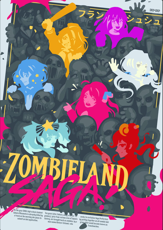 Zombieland Saga Poster