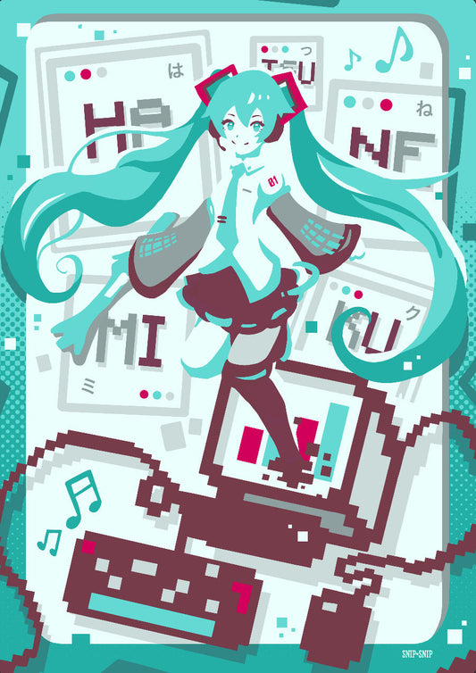 Vocaloid Miku Poster