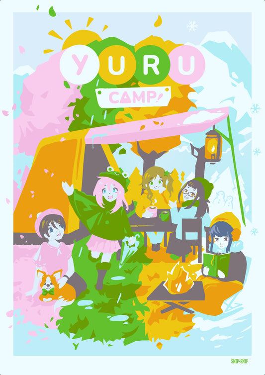 Yuru Camp Poster