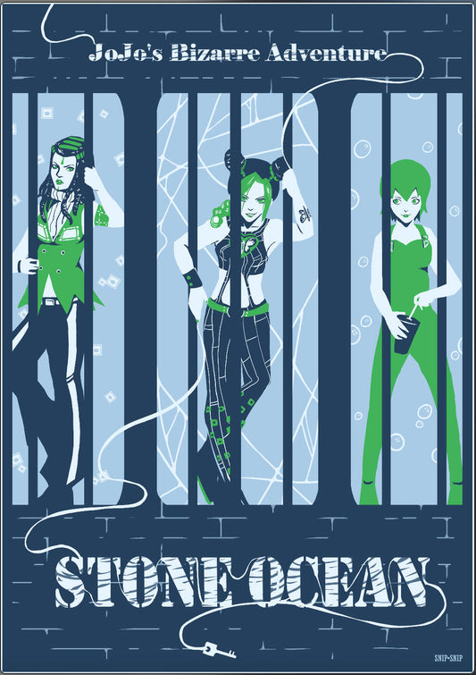 JoJo's Stone Ocean Poster