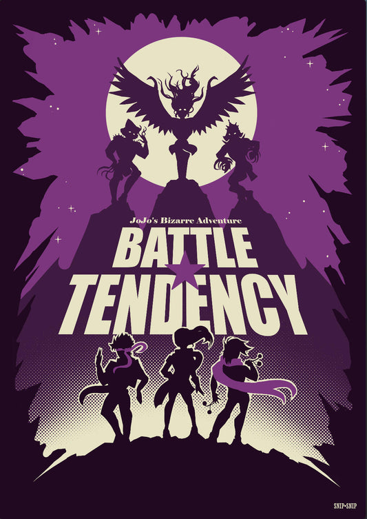 JoJo's Battle Tendency Poster