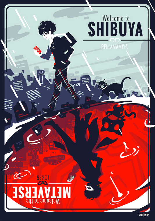 Persona 5 Shibuya/Metarverse Poster