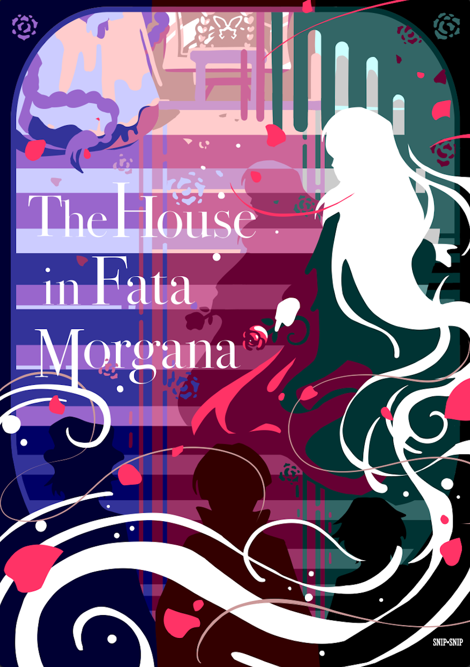 House in Fata Morgana White Hair Girl Poster