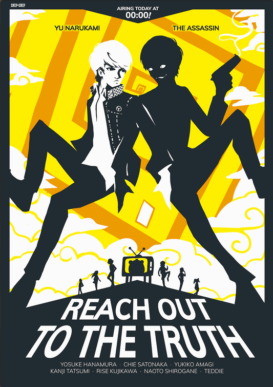 Persona 4 Reach Out to the Truth Poster