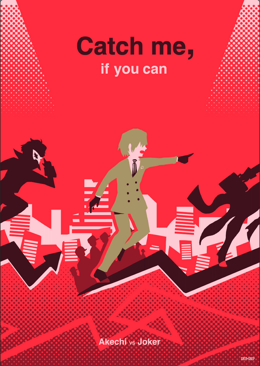 Persona 5 Catch Me Poster