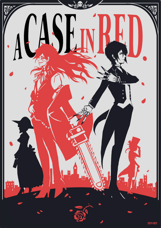 Kuroshitsuji Case in Red Poster