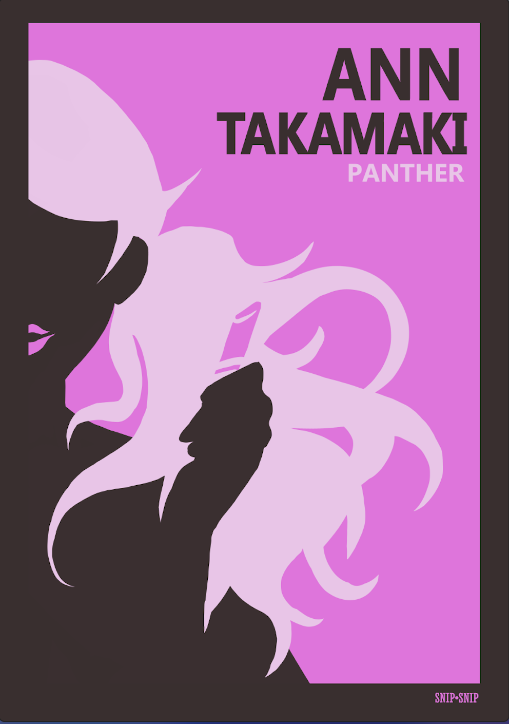 Persona 5 Minimal Ann Poster