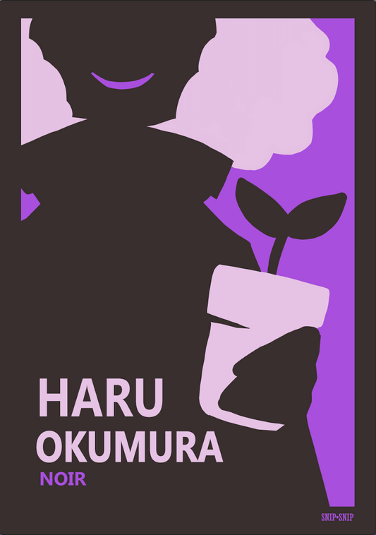 Persona 5 Minimal Haru Poster