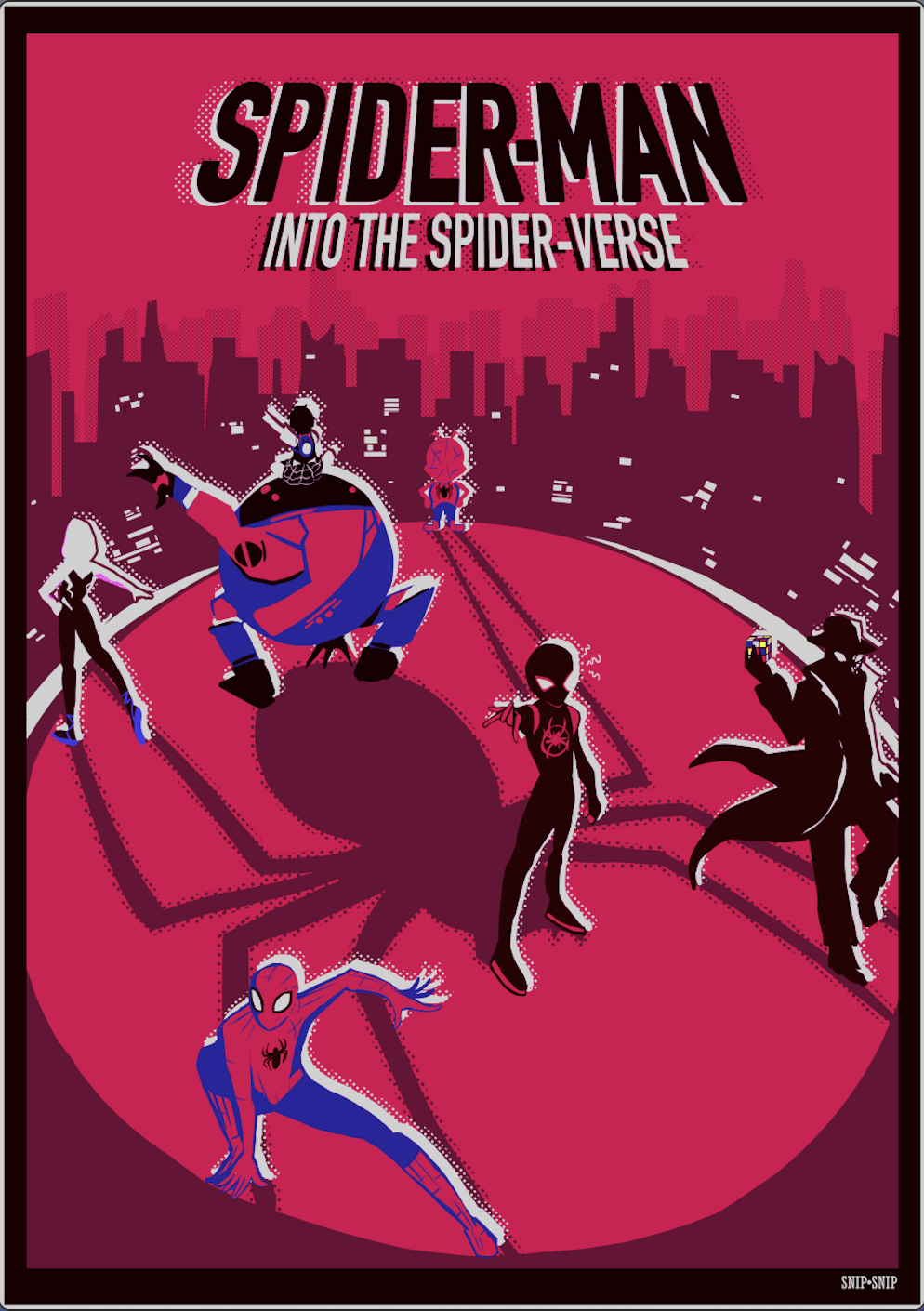 Spiderman Into the Spider-verse Poster