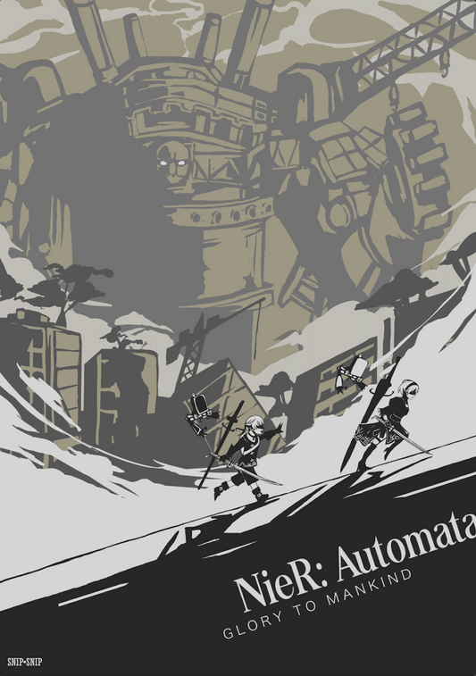 Nier Automata Background Poster