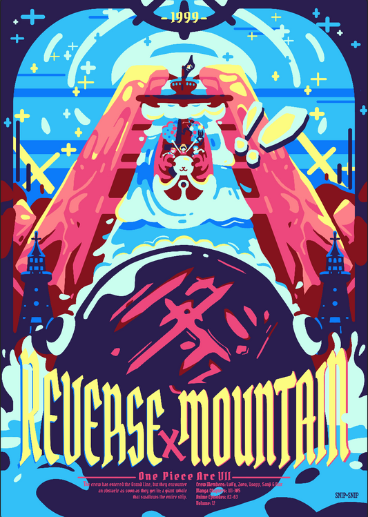 One Piece Arcs Reverse Mountain Poster