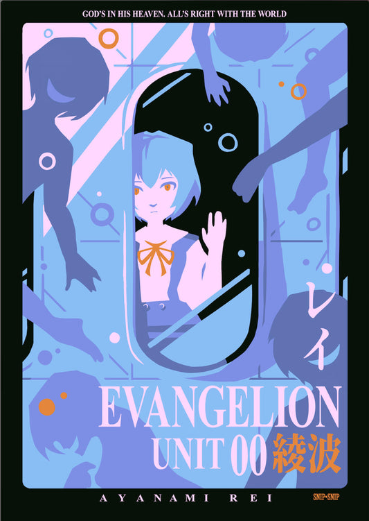 Evangelion Rei Poster