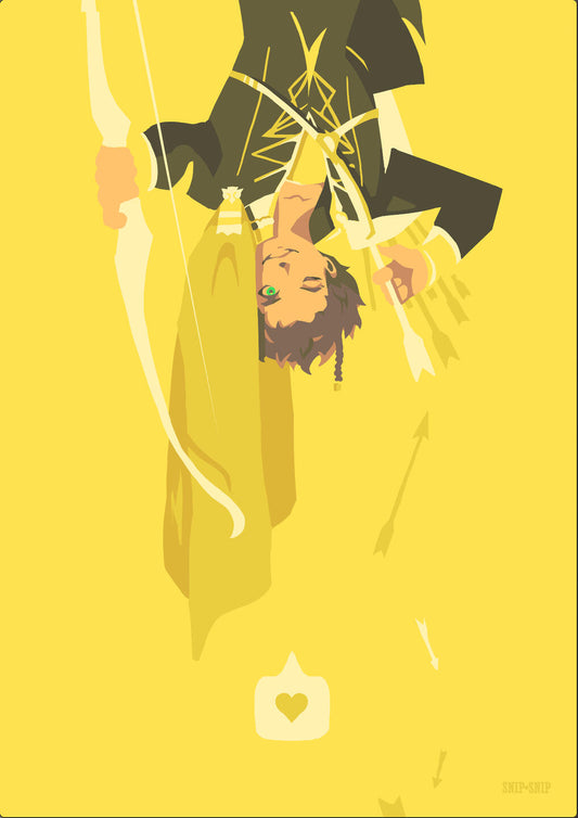 Fire Emblem Three Houses Claude Upside Down Poster